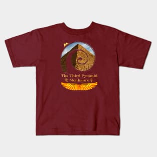 Third Pyramid in Giza, Egypt: Menkaure V02 Kids T-Shirt